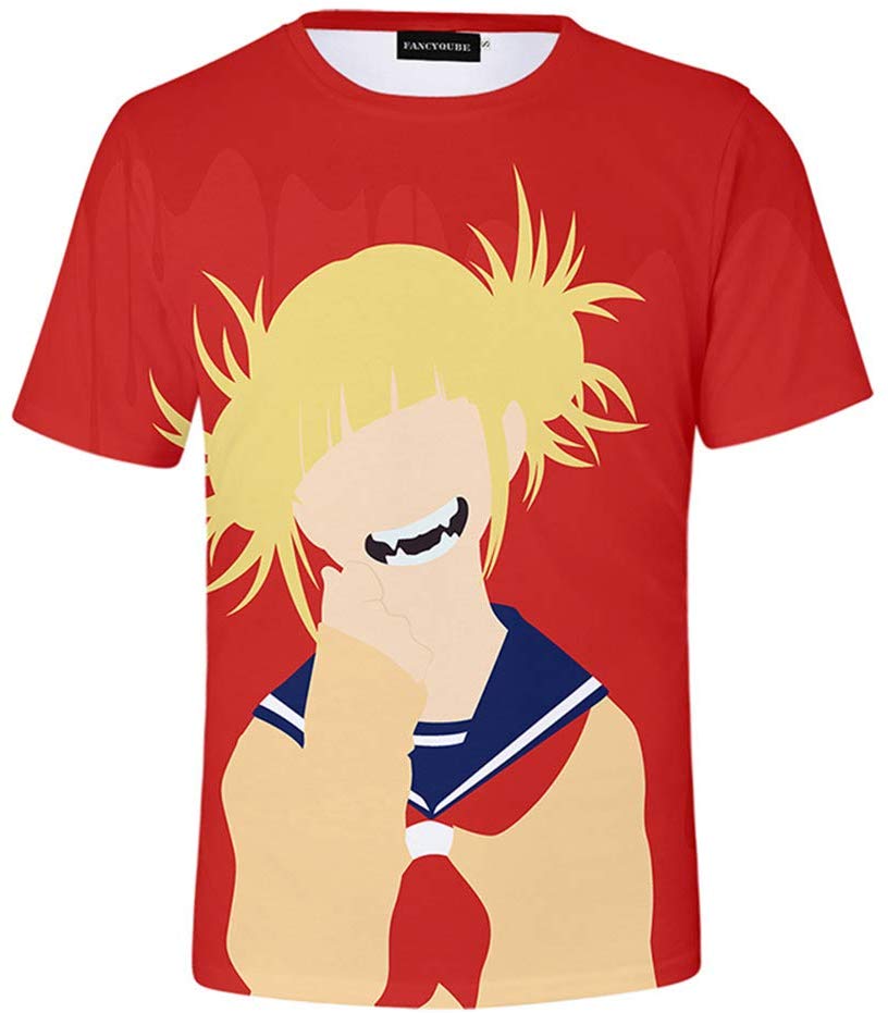 My Hero Academia T Shirt,3D Graphic Printed MHA Short Sleeve Crewneck T Shirts for Lovers Men and Women Style 06