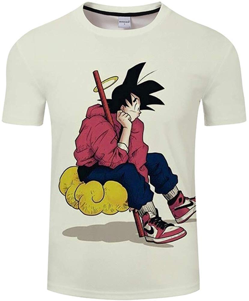 Goku Vegeta DBZ Dragon Ball Super Saiyan Shirt for Men Kid Adult Teen,Last Anime 3D Print Short Sleeve T Shirt Goku 6