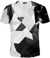 Unisex Men Women Casual 3D Printed Short Sleeves Couple T Shirt Tee LYT001 Lyt023 white