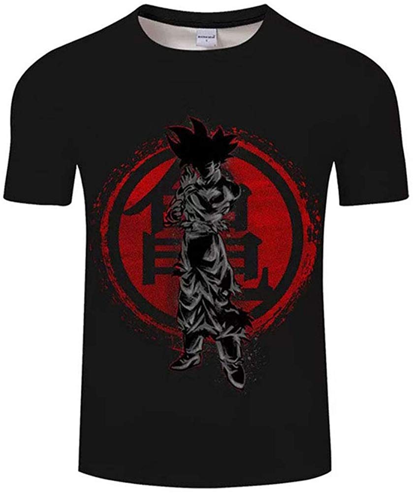 Goku Vegeta DBZ Dragon Ball Super Saiyan Shirt for Men Kid Adult Teen,Last Anime 3D Print Short Sleeve T Shirt Goku 2