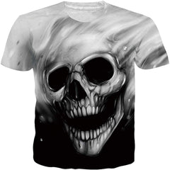 Unisex T Shirts 3D Printed Cool Graphic Tees Funny Casual Short Sleeve Tops M XXL Skull
