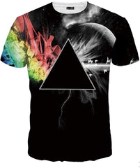 Unisex Men Women Casual 3D Printed Short Sleeves Couple T Shirt Tee LYT091 Lyt108 black