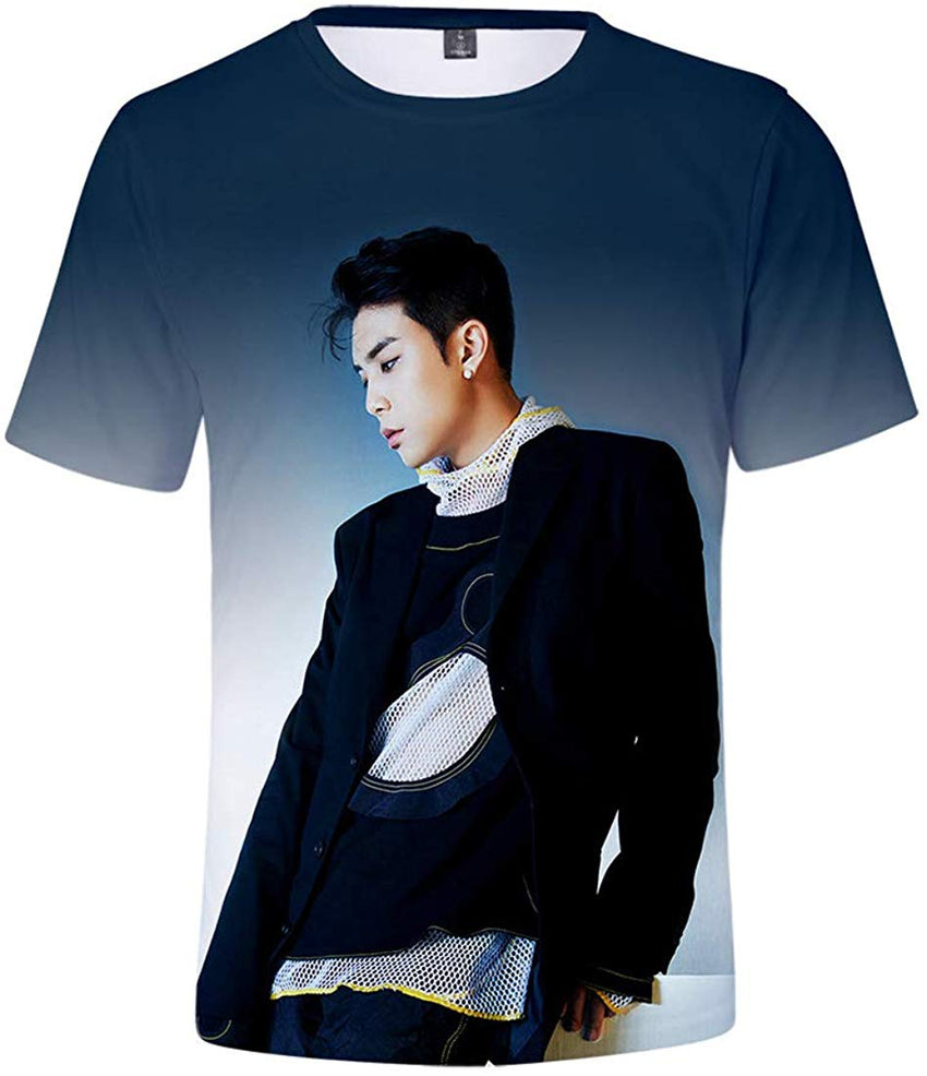 Kpop NCT 127 T Shirt New Album WE are Superhuman 3D Printing Shirt Johnny Haechan Jungwoo Tee for Womens Mens Nct 127 h