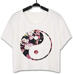 Women's Summer 3D Digital Printed Baggy Bat Casual T Shirt Shivering