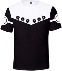 Men's Novelty Tee Tops 3D Printed Cosplay Costumes with The Japanese Anime Naruto T Shirts Wb 0991