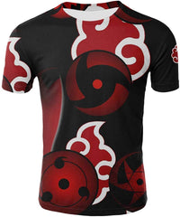 Unisex 3D Anime Naruto Printed Short Sleeve T Shirts Creative 3D Print Anime Tees Color 12