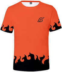 Men's Novelty Tee Tops 3D Printed Cosplay Costumes with The Japanese Anime Naruto T Shirts Six