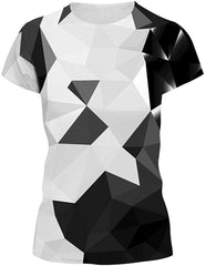 Unisex 3D Print Short Sleeve T Shirt Fashion Couple Tees 3d Cone