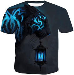 Unisex Casual Cool 3D T Shirts Summer Fashion Shirts Leopard