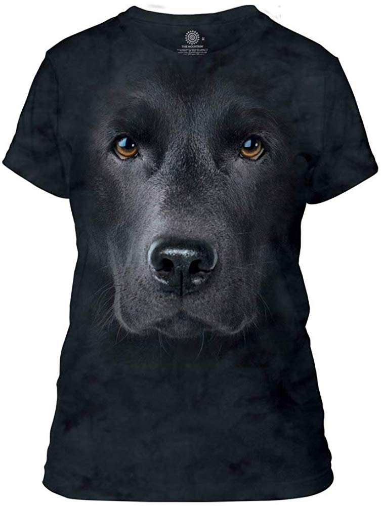 Black Lab Face Women's T Black