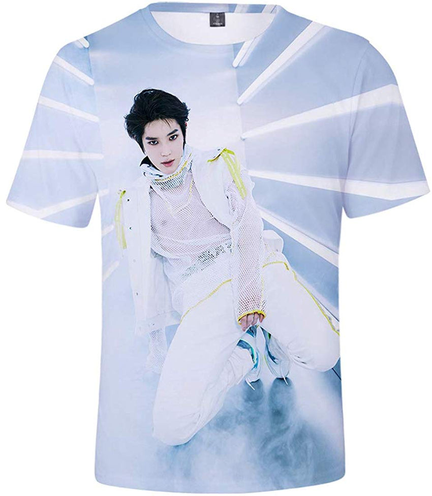 Kpop NCT 127 T Shirt New Album WE are Superhuman 3D Printing Shirt Johnny Haechan Jungwoo Tee for Womens Mens Nct 127 e