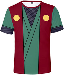 Men's Novelty Tee Tops 3D Printed Cosplay Costumes with The Japanese Anime Naruto T Shirts Rg 2095