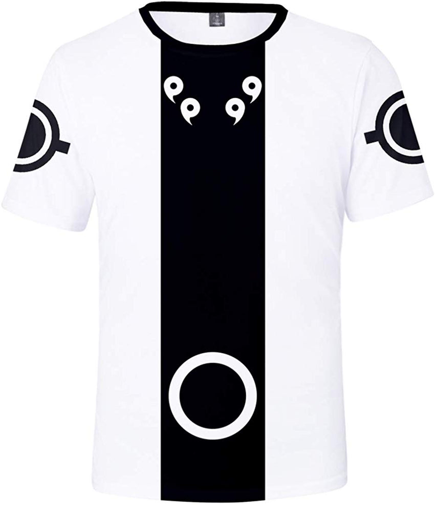 Men's Novelty Tee Tops 3D Printed Cosplay Costumes with The Japanese Anime Naruto T Shirts Wbw 2096
