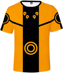 Men's Novelty Tee Tops 3D Printed Cosplay Costumes with The Japanese Anime Naruto T Shirts B&y 2094