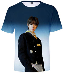 Kpop NCT 127 T Shirt New Album WE are Superhuman 3D Printing Shirt Johnny Haechan Jungwoo Tee for Womens Mens Nct 127 f