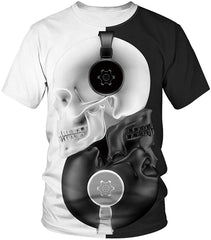 Fashion Mens 3D Digital Printed Design Pattern T Shirts Top Tees Horse