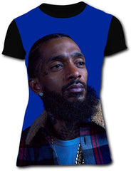 New Rip Nip sey Music Image Women's T Shirt Graphic 3D Printed Short Sleeve Fashion T Shirt Tops Tees for Girls Black
