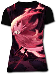 Hollow Kn Ight Nightmare Women's T Shirt Classic 3D Crew Neck T Shirt Tops Short Sleeves Tees Black