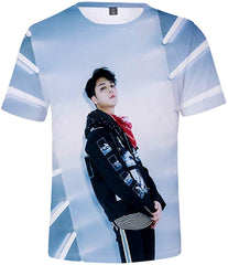 Kpop NCT 127 T Shirt New Album WE are Superhuman 3D Printing Shirt Johnny Haechan Jungwoo Tee for Womens Mens Nct 127 q