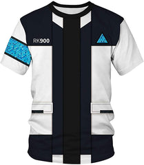 Men's Colorful 3D Animal Galaxy Print T Shirt Short Sleeve Fashion Casual Tees Detroit Rk 900