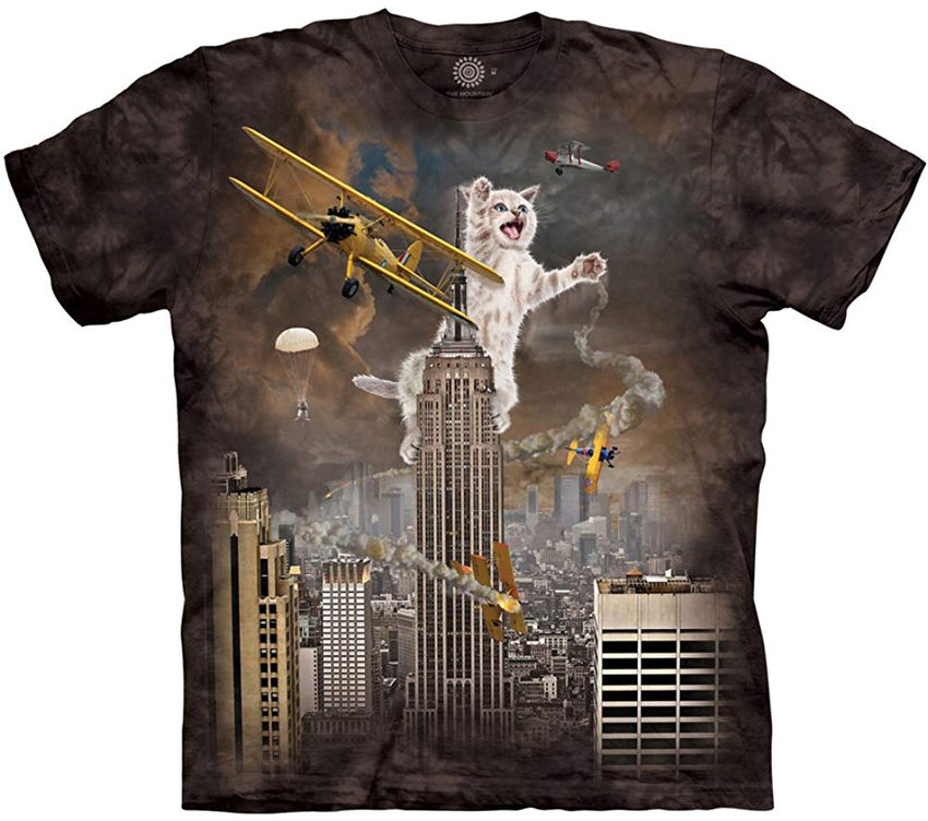 King Kitten T shirt Black