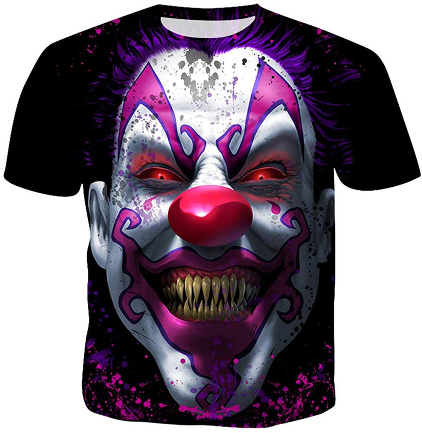 Unisex Casual Cool 3D T Shirts Summer Fashion Shirts Joker 3