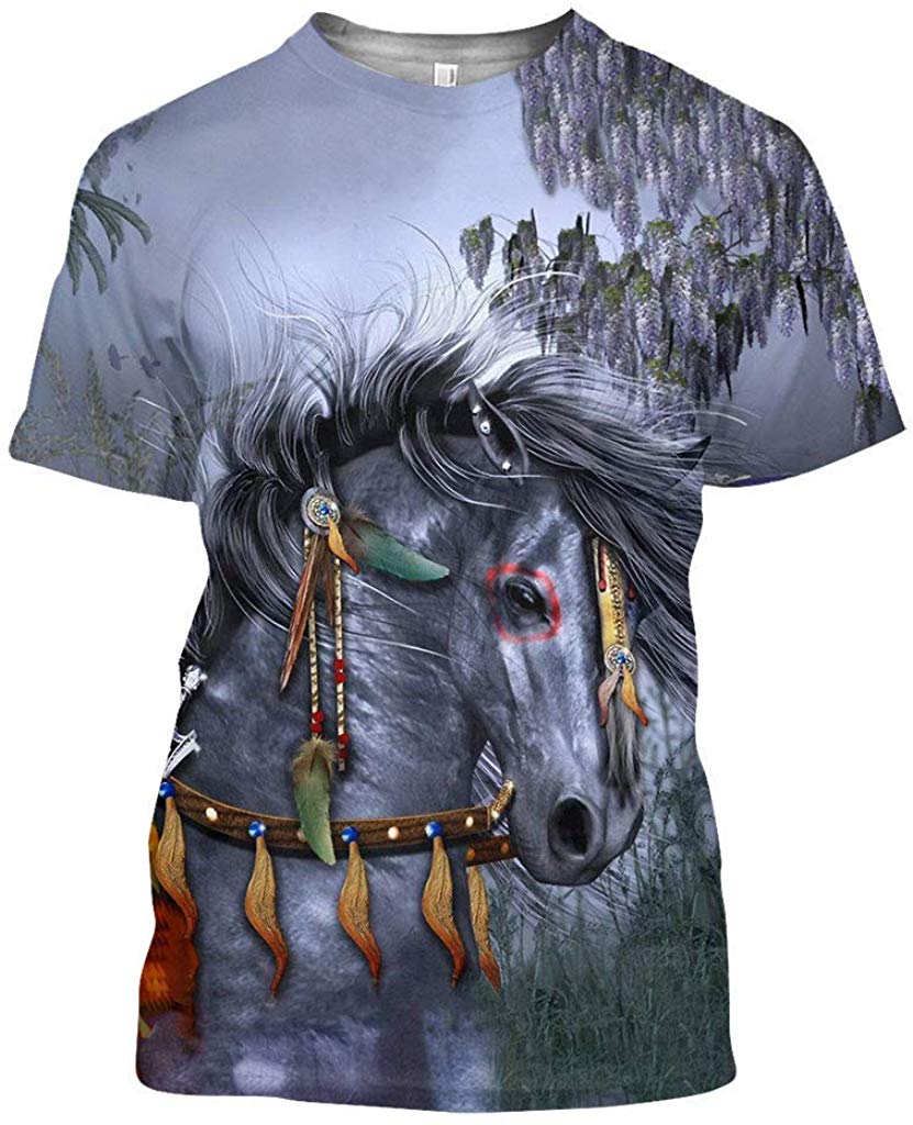 Unisex 3D Printed Cool Fishing T Shirts Summer Casual Novelty Crewneck Short Sleeves Tees Nature