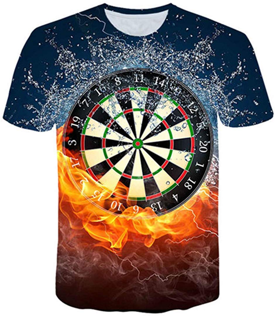 Summer Men's Clothing O Neck Clock Jacket Beer Short Sleeved 3D T Shirt Large Size 5XL Txx024