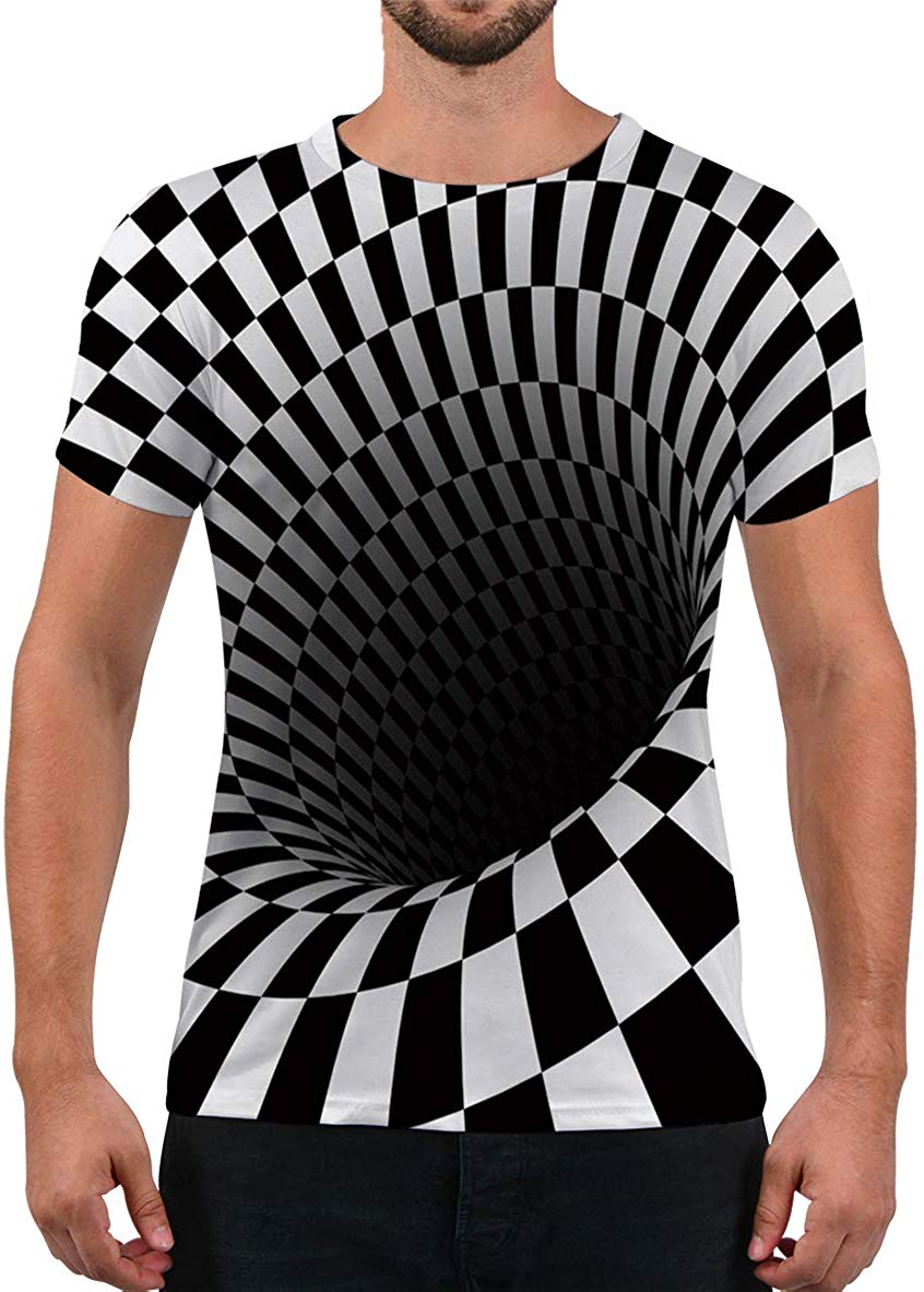 Unisex Fashion 3D Print T Shirts Funny Graphics Pattern Crewneck Short Sleeve Tees for Mens Womens Eddy