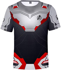 Men's 3D Avenger's Endgame T Shirt Quantum Sports Suit Fitness Shirt, T shirt T9