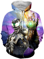 3D Unisex 3D Printed Spiderman Venom Villain Skull T shirt Funny Spider s