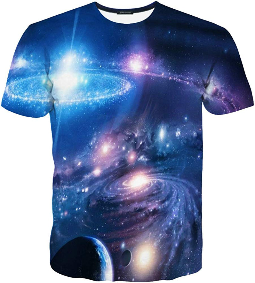 Unisex Casual 3D Printed T Shirts Short Sleeve Tops Tees Style 23