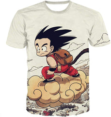 Summer Unisex Dragon Ball Goku Short Sleeve T Shirts Creative 3D Print Tee Ds02