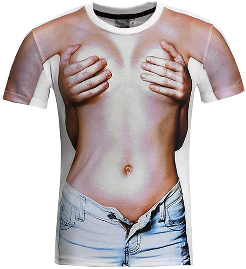Unisex Casual All Over 3D Print Oversize T Shirt Ag003 44