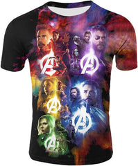Mens 3D Avenger's Endgame Commemorate T Shirt Avstee25