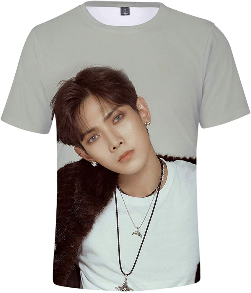 Kpop ATEEZ Zero to One 3D Digital Print Hong Joong Seong HWA Yun Ho Yeo S ANG Min Gi Woo Young Jong Ho T Shirt Top G