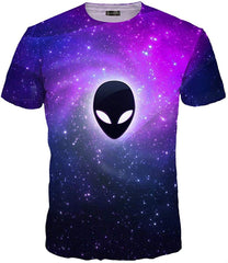 Unisex Men Women Casual 3D Printed Short Sleeves Couple T Shirt Tee LYT046 Lyt075 purple