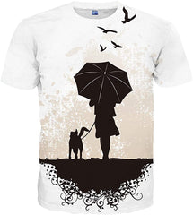 Mens Womens Graphic T Shirts Unisex 3D Printed Short Sleeve Shirts Tops Style 45