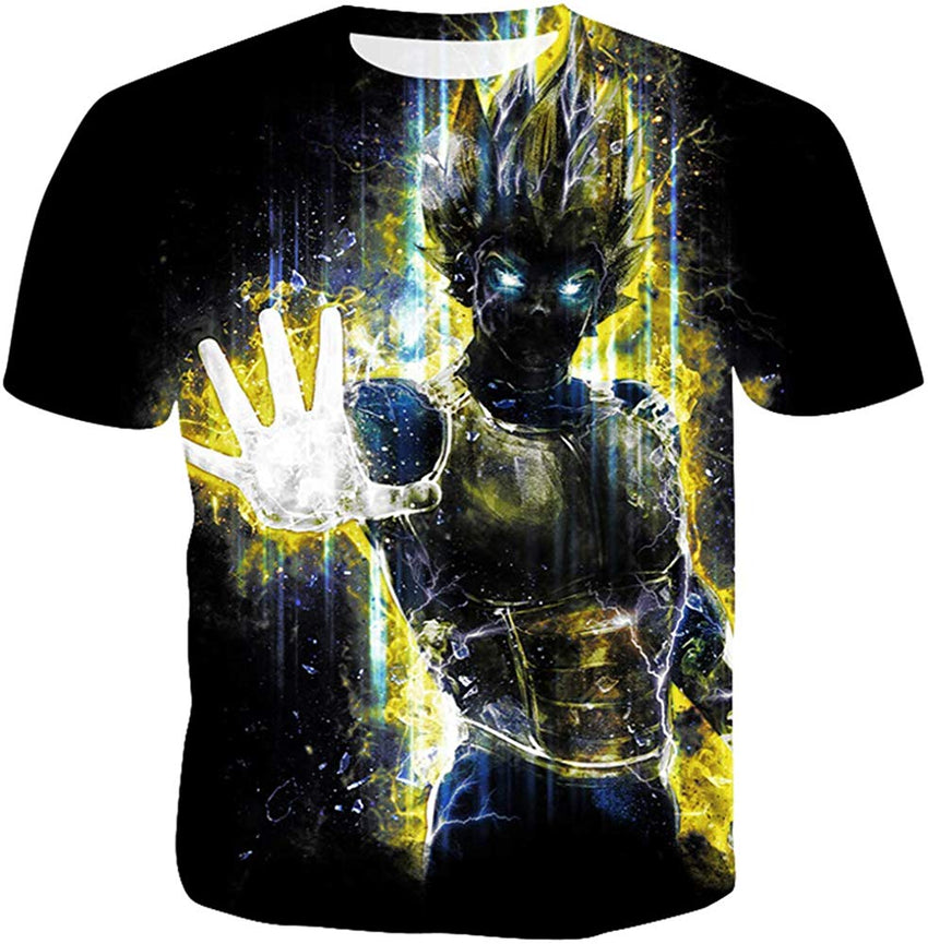 Unisex Casual Cool 3D T Shirts Summer Fashion Shirts Vegeta 1