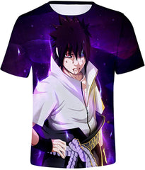 Unisex Novelty Tee Tops 3D Printed with The Japanese Anime Naruto T Shirts for Men Women White Boy