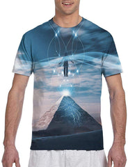 Chris Brown Men's 3D Pattern Printed T Shirts Mens Graphics Tee Tops Blue