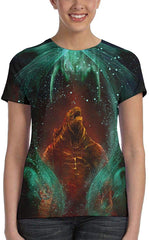 Womens God Zilla 2 King of Monsters 3D Printed Short Sleeves Shirt Godzi6