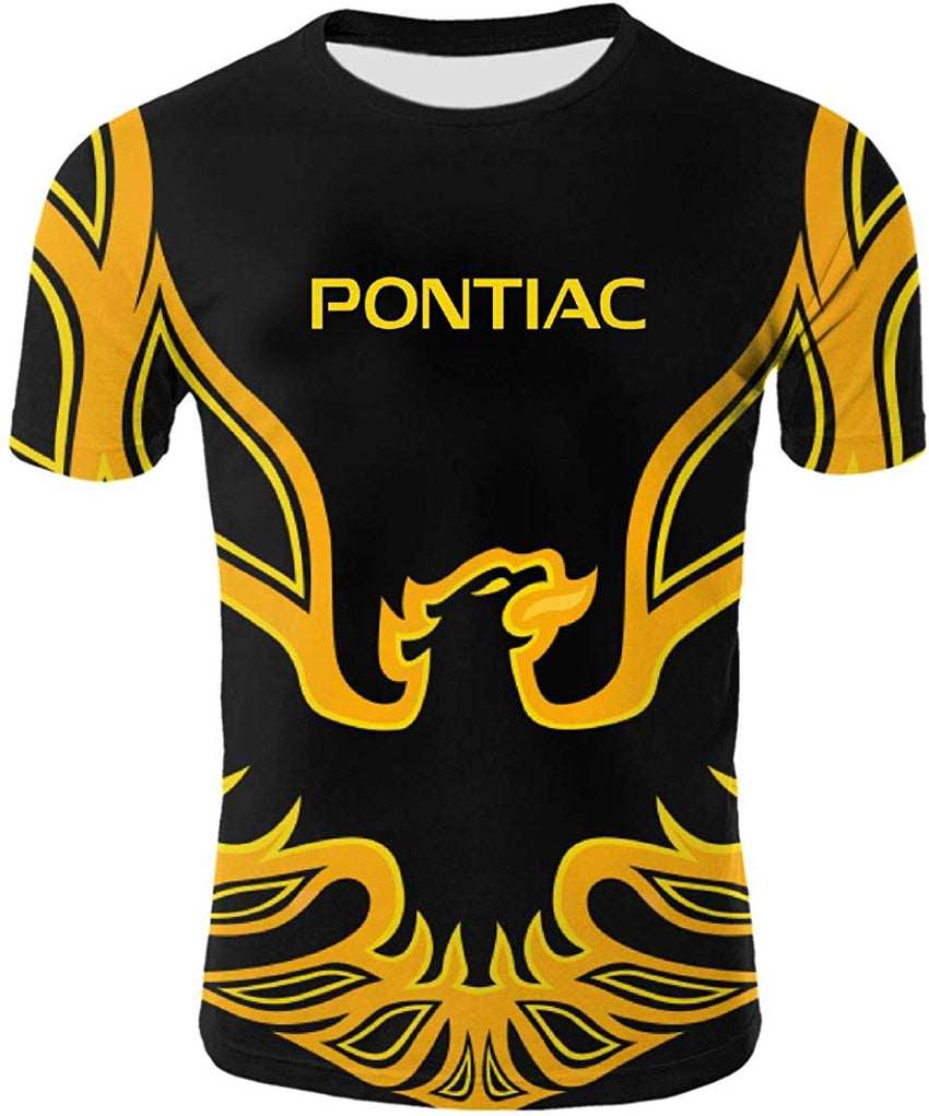 Men's Pontiac Trans Am Firebird Short Sleeve T Shirt Black1