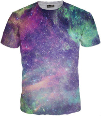 Unisex Men Women Realistic 3D Digital Print Couples Short Sleeve T Shirts Casual Tees LYT041 Lyt089 purple