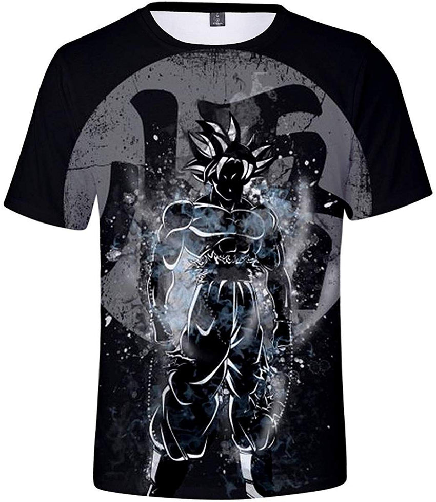 Men Dragon Ball 3D Print Short Sleeve Pullover Regular Fit T Shirt Color 15
