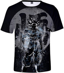 Men Dragon Ball 3D Print Short Sleeve Pullover Regular Fit T Shirt Color 15