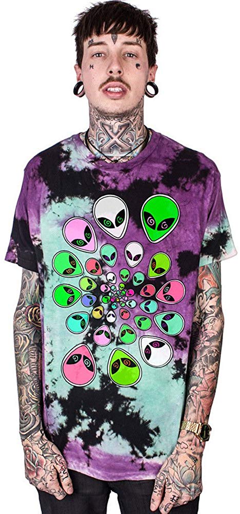 Street Style UFO Alien 3D Digital Print T Shirt Aliens