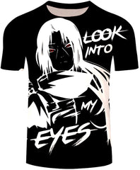 Men Naruto 3D Print Short Sleeve Pullover Regular Fit T Shirt Color 30