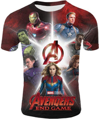 Mens 3D Avenger's Endgame Commemorate T Shirt Avstee28