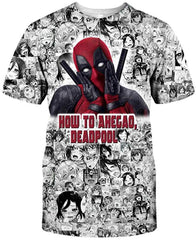 Ahegao Printed T Shirt 3D Printed Short Sleeve Venom Unisex Db 02 dx
